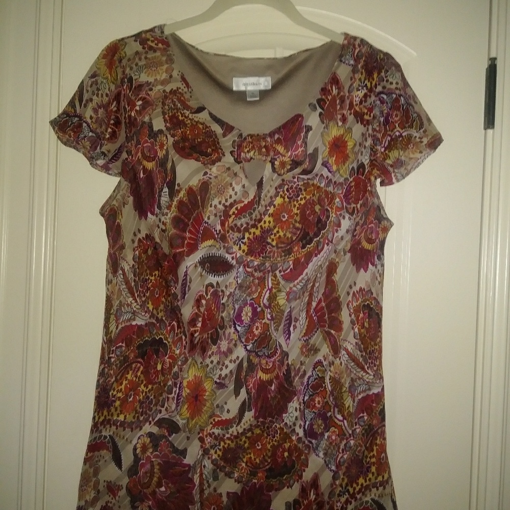 Cap Sleeve Lined Top